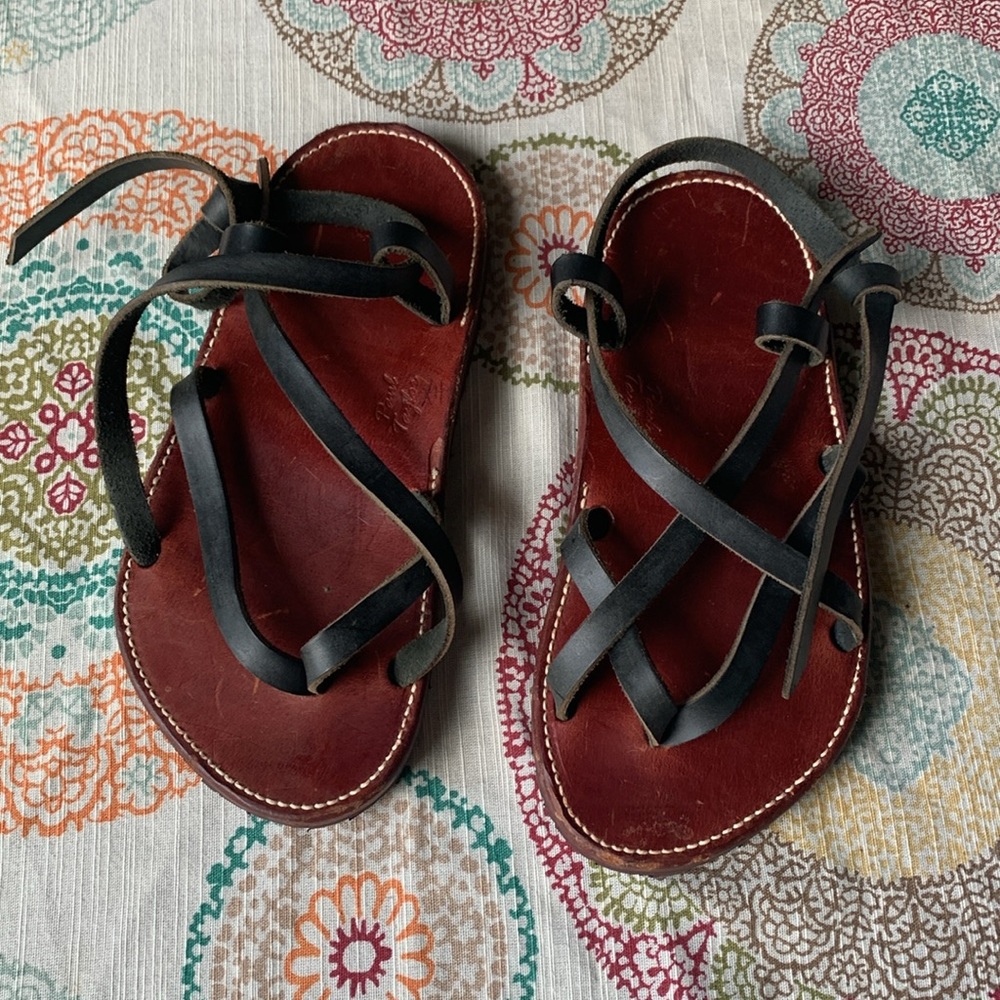 Paul Taylor Asheville NC Men’s Handmade Bespoke Roman Gladiator Sandals 10.5